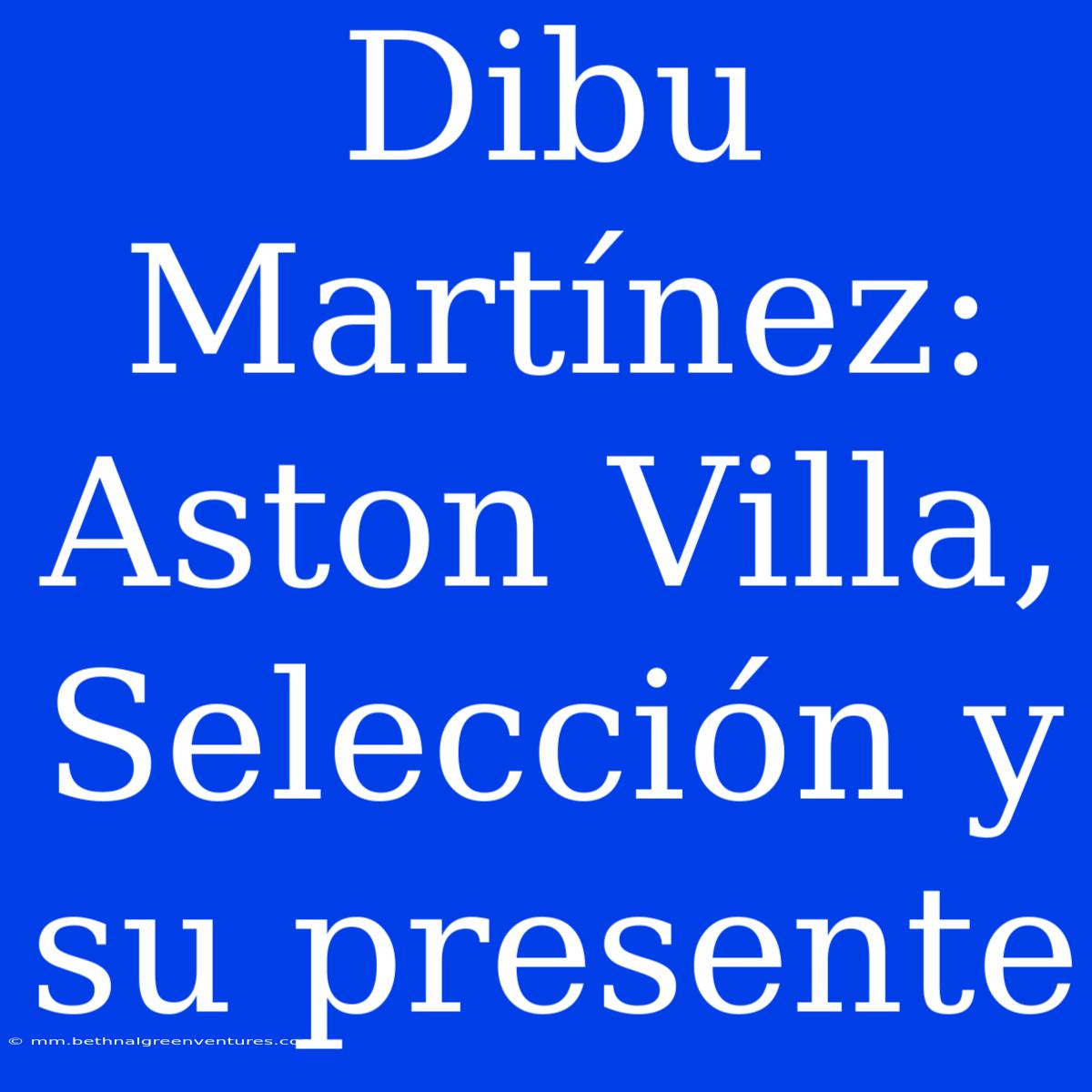 Dibu Martínez: Aston Villa, Selección Y Su Presente