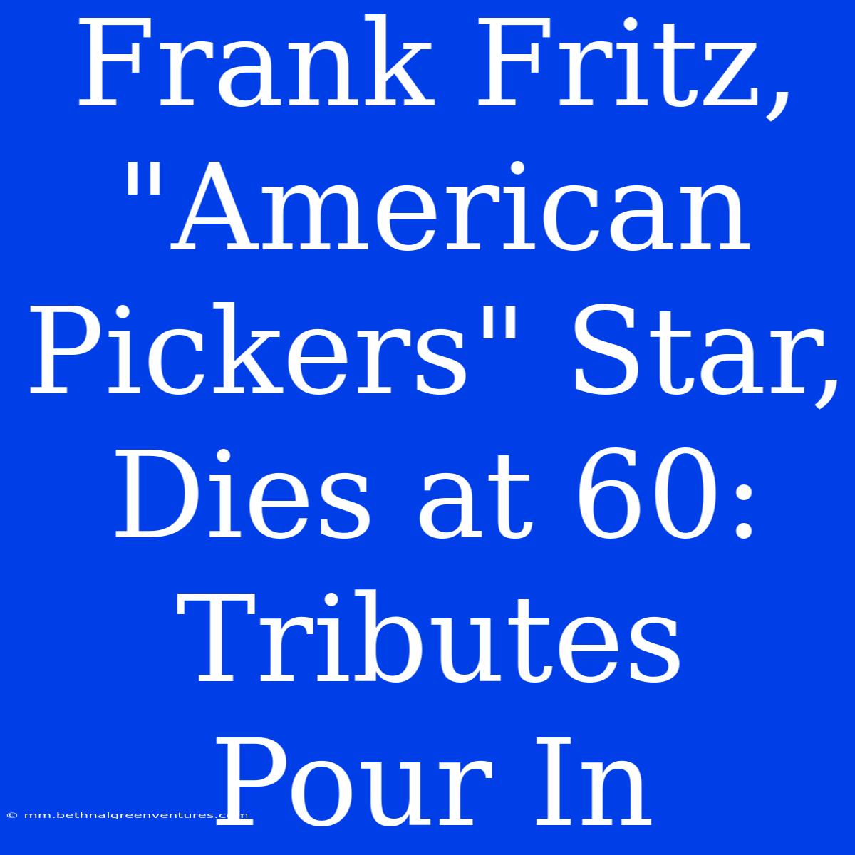 Frank Fritz, 