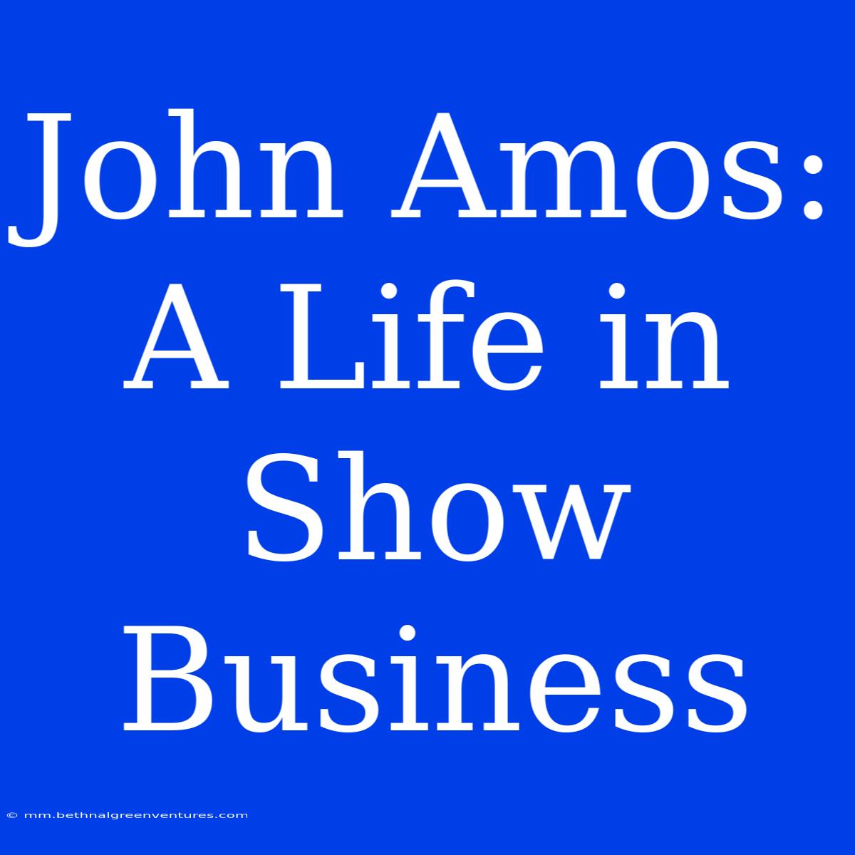 John Amos: A Life In Show Business