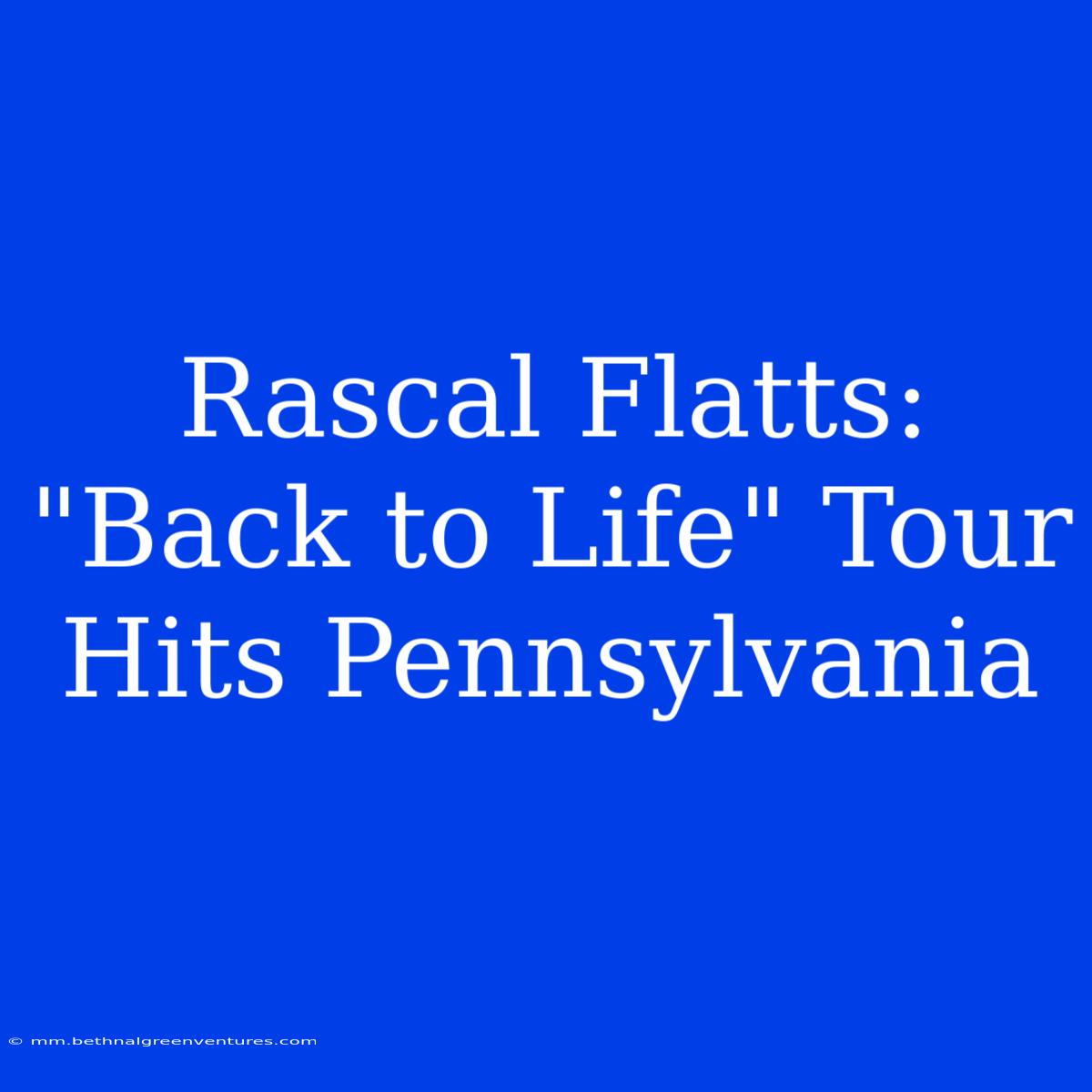 Rascal Flatts: 