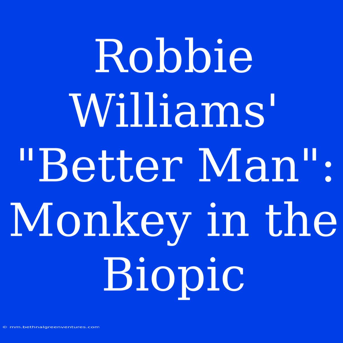 Robbie Williams' 